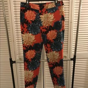 Talbots Flower Suit Pants Size 8